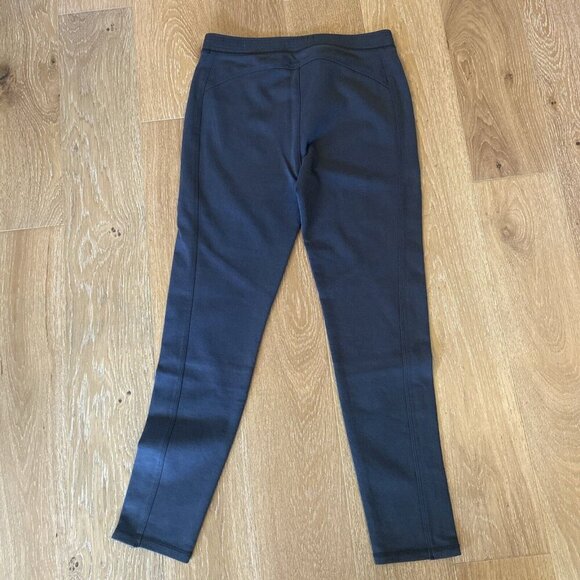 Abercrombie & Fitch Ponte Pants Legging Women’s L Dark Gray Zip Cuff Slim Fit - Picture 6 of 7
